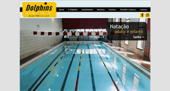 Desktop Screenshot of dolphinsacademia.com.br